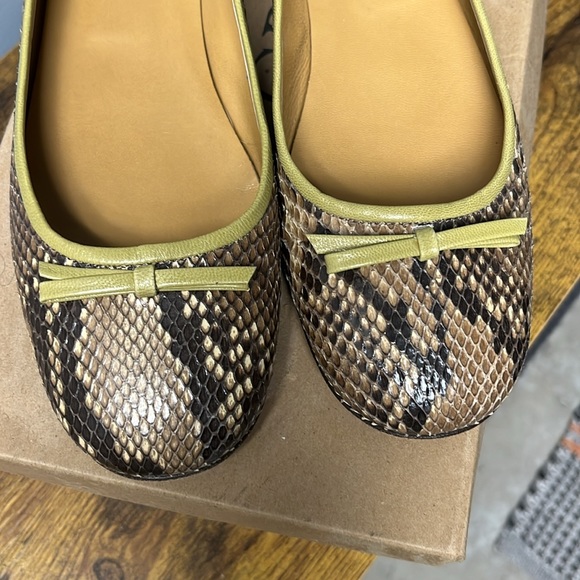 J. Crew python print ballet flats, size 7 1/2 - Picture 7 of 16